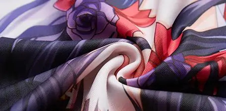 2WAY-Tricot-Stoff für Dakimakura-Bezüge, feiner und dehnbarer Strick